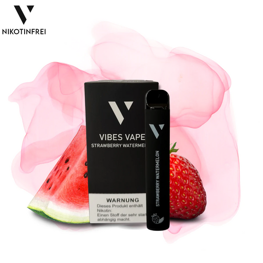 Nikotinfrei - 10x Vibes Vape - Strawberry Watermelon - vibesvape.de